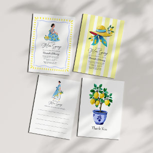 Cartão De Agradecimento Ela Encontrou Seu Amor Bridal Shower