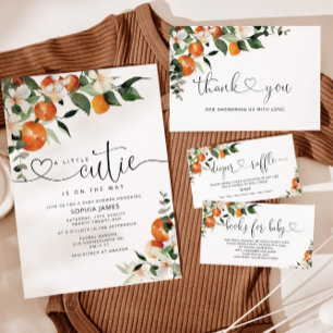 Cartão De Informações Pequena bonitinha do tamanho da barriga de mamãe