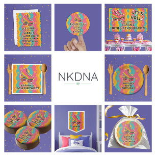 Convite Festa de aniversário da vamos do cilindro retro da