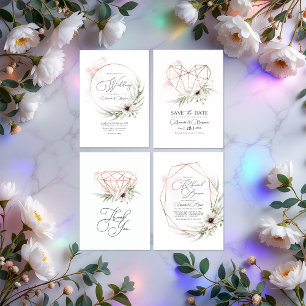 Reserve A Data Código QR Geométrico de Elegância Russa