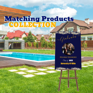 Convite Formando de Script de Foto Espanhol Simples Modern