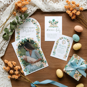 Convite Bebê Springtime em Chá de fraldas de Páscoa de San