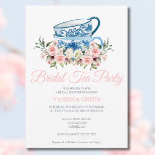 Convite Chá de panela do Tea Party