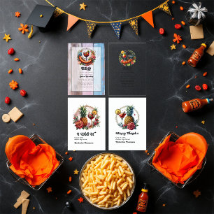 Cartão De Agradecimento Foto de Graduação Tropical