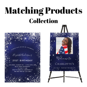 Flyer Marinho de aniversário - convite para orçamento de