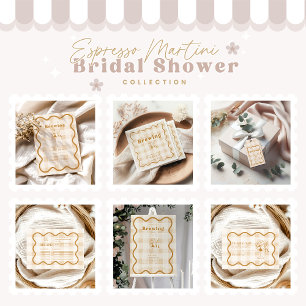 Adesivo Redondo Espresso Martini Love está criando Chá de panela