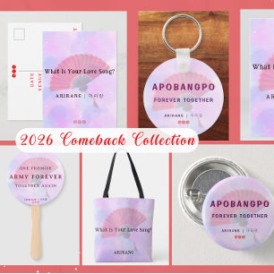 Poster Slogan Imprimível do Concerto Inspirado na ARIRANG