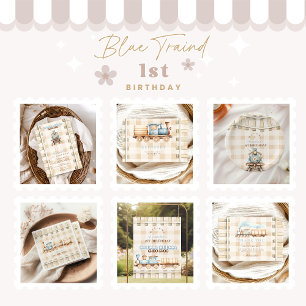 Convite Primeiro aniversario Choo Train