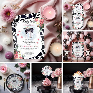 Convite Bela vaca, é uma Chá de fraldas