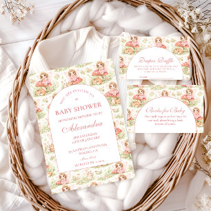 Convite Chá de Bebê da Menina Fada Encantada