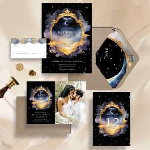 Convite Foto Celestial Mística Salvar a Data