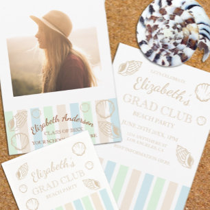 Convite Festa de Praia do Clube de Graduados