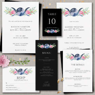 Cartão De Agradecimento Casamento Metafísico Cor-de-rosa-claro