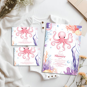 Cartão De Informações Cuta sob o mar Livros para Bebê