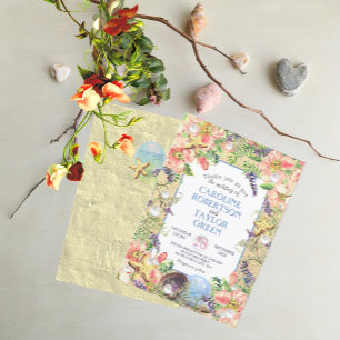 Casamento de Rosa Seashell Pearl em Aqua Beach