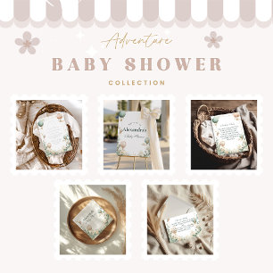 Convite Chá de fraldas Balão de Ar Quente Whimsical