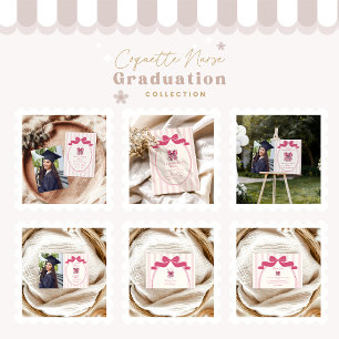 Cartão De Agradecimento Formando da Escola de Enfermagem de Arco Elegante