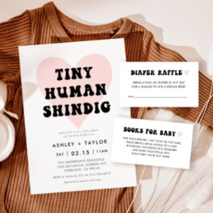 Cartão De Informações Rótulo de Fralda Neutro de Gênero Moderno