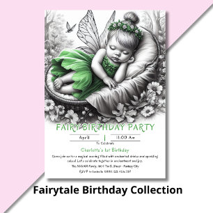 Convite Floresta Encantada Princesa Baby Shower Conto de F