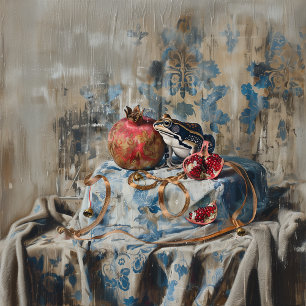 Sacola Para Presentes Média Damask - Papel - Bandeja