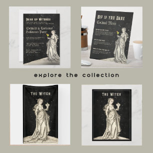 Convite Festa do Tema das Bruxas