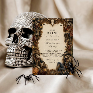 Adesivo Redondo Festa de Halloween Western Vintage