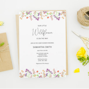 Chá de fraldas de jogos Emoji de flores selvagens