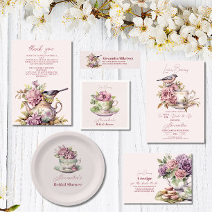 O amor é criar a etiqueta do Chá de panela do Tea 