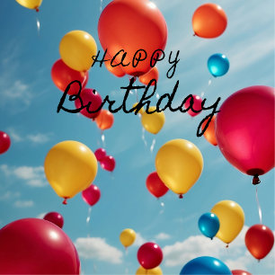 Convite Celebrações do Céu: Um Burst de Desejos de Anivers