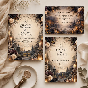 Reserve A Data Casamento de Inverno Gótico e Temperamental