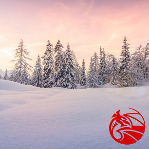Adesivo Redondo Esloveno Feliz Natal Wreath, Vesel Božič