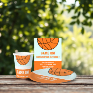 Convite Aniversário de 3 anos de Basquetebol