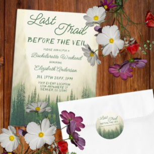 Adesivo Redondo Última Trilha Antes Da Bachelorette Do Véu