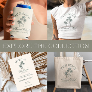 Bolsa Tote Logotipo Bachelorette do Clube Social de Praia Ret