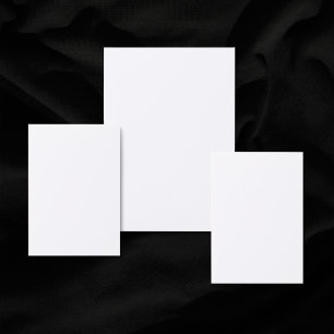 Cartão De Informações Casamento simples de Vazio matte de 3,5" x 2"