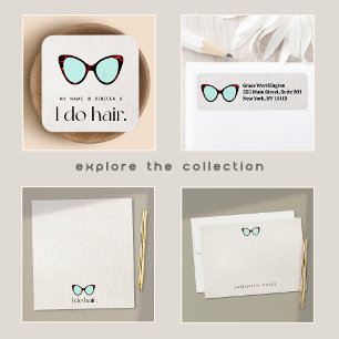 Cartão Postal Óculos de sol retrorreflectores