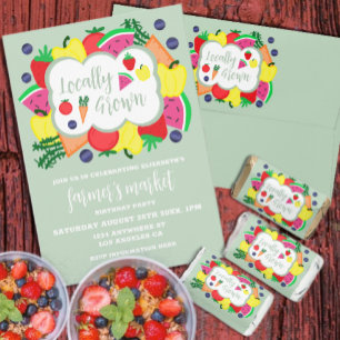 Convite Aniversário do Mercado de Fazendeiros Cultivados L