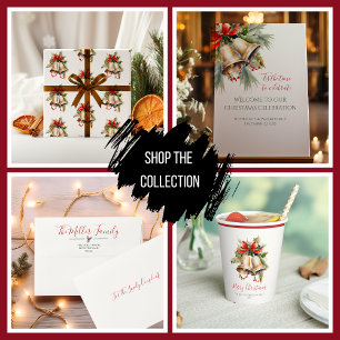 Elegante Cartões de agradecimentos de Natal em Ver