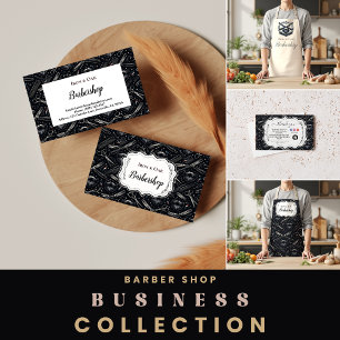 Cartão De Agradecimento Ferramentas de estilo de barbearia vintage
