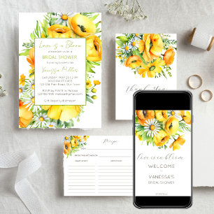 Cartão de receita de chá de panela de flores de pr