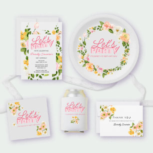 Porta-lata Vamos Party Bold Lettering 100º Aniversário