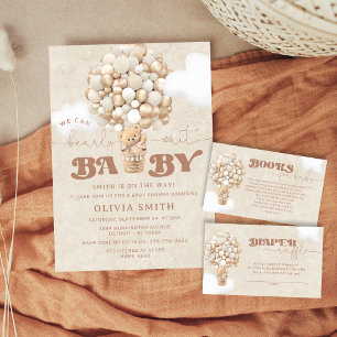 Cartão De Informações Solicitação de Livro de Chás de fraldas Neutro do 