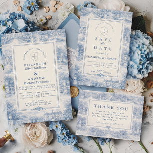 Convite Casamento no Blue Chateau Garden Terrace