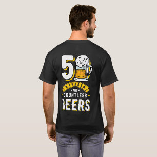 Convite 50º aniversário 50 anos e incontáveis cervejas