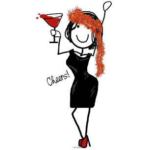 Cartão de Natal de Irmã Engraçado do Natal Branco