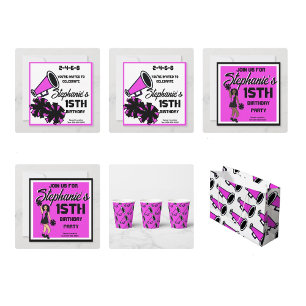 Convite Azul Cheer #1