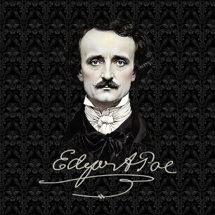 Bolsa Tote Edgar Allan Poe Gothic Halloween e orçamento Samha