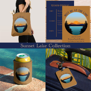 Bolsa Tote Férias no Sunset Lake