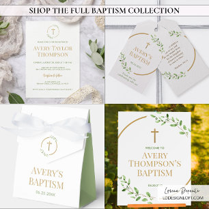 Convite Batismo Fotográfico Personalizado Por Cores Cruzad