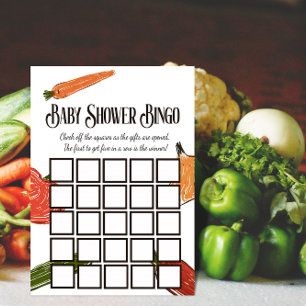 Convite Chá de fraldas do Mercado do Retro Farmer com cres